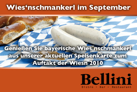 ARA-Hotel, Wiesnschmanckerl im September, Bellini, Ingolstadt